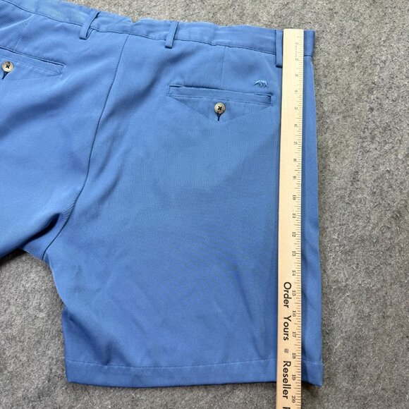 Onward Reserve Shorts Men 42 Blue Flat Front Performance Stretch 7" - Picture 13 of 16